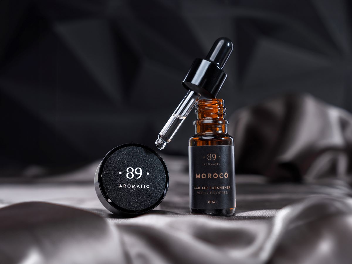 Tillägg av billuftfräschare (droppar)